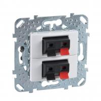 Аудиорозетка двойная Schneider Electric Unica MGU5.8787.18ZD
