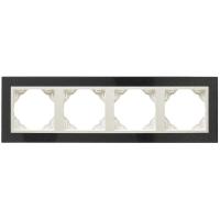 Рамка 4-постовая Efapel Logus 90 Petra натуральный гранит/лед 90940 TGG