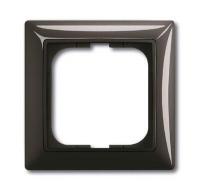 Рамка 1-постовая ABB Basic55 chateau-черный 2CKA001725A1506