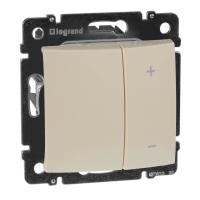 Диммер кнопочный Legrand Valena 600W слоновая кость 774174