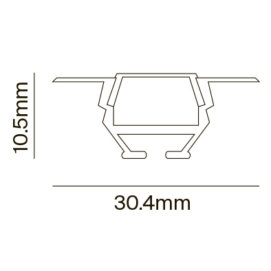 Профиль Maytoni Technical ALM010S-2M Профиль Maytoni Technical ALM010S-2M