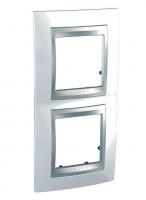 Рамка 2-постовая вертикальная Schneider Electric Unica Top MGU66.004V.092