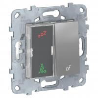 Дисплей гостиничного номера и кнопочный звонок Schneider Electric Unica New NU577730