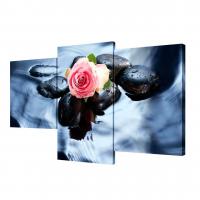 Мини модульная картина Toplight Цветы 50х78см TL-MM1024