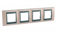 Рамка 4-постовая Schneider Electric Unica Top MGU66.008.296