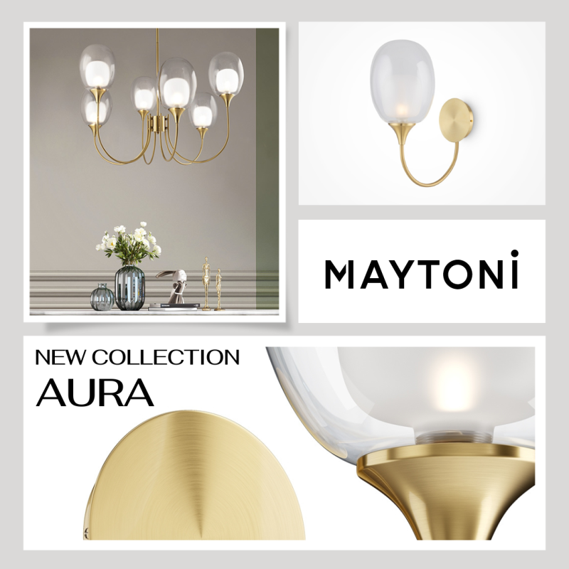 Новая коллекция AURA от бренда Maytoni