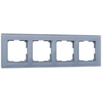 Рамка Werkel Favorit на 4 поста серый WL01-Frame-04 4690389061288
