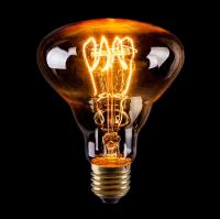 Лампа накаливания Voltega E27 40W груша прозрачная VG6-BR30A3-40W 6498