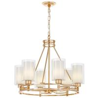 Подвесная люстра Lumina Deco Marietta LDP 8025-6 F.GD+WT