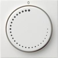 Лицевая панель Gira System 55 регулятора частоты вращения чисто-белый шелковисто-матовый 065227