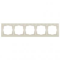 Рамка Werkel Flock на 5 постов слоновая кость WL05-Frame-05-ivory 4690389059384