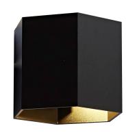 Настенный светильник Zumaline Polygon wl 20070-BK