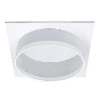 Светильник встраиваемый Feron DL701 потолочный GX70 белый квадрат 51095