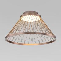 Потолочный светодиодный светильник Eurosvet Cesta 40019/1 LED коричневый