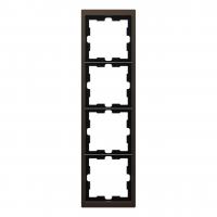 Рамка 4-постовая Schneider Electric Merten D-Life MTN4040-6552
