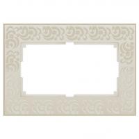 Рамка Werkel Flock для двойной розетки слоновая кость WL05-Frame-01-DBL-ivory 4690389073175
