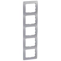 Рамка 5-постовая Legrand Galea Life алюминий 771309