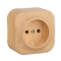 Розетка 2К Legrand Quteo 16A 250V б/з дерево 782270