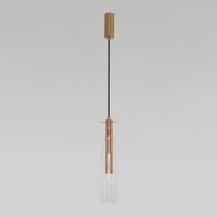 Подвесной светодиодный светильник Eurosvet Swan 50253/1 Led латунь