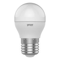 Лампа светодиодная Gauss E27 7,5W 3000К матовая 1053218