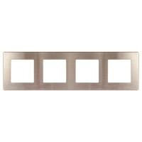 Рамка 4-постовая ЭРА 12 сатин бронза 12-5104-13 Б0052536