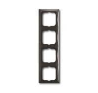 Рамка 4-постовая ABB Basic55 chateau-черный 2CKA001725A1509