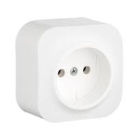 Розетка 2К Legrand Quteo 16A 250V б/з белая 782210