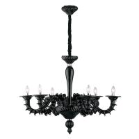 Подвесная люстра Ideal Lux Ca Rezzonico SP6 Nero 007724
