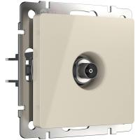 ТВ-розетка Werkel проходная слоновая кость WL03-TV-2W-ivory 4690389073489