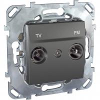 Розетка TV/FM проходная Schneider Electric Unica MGU5.453.12ZD