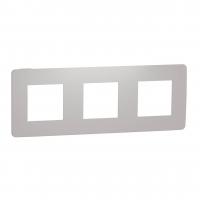 Рамка 3-постовая Schneider Electric Unica New NU280624