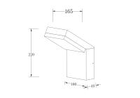 Настенный светильник (бра) Outdoor O595WL-L12B3K
