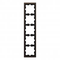 Рамка 5-постовая Schneider Electric Merten D-Life MTN4050-6552