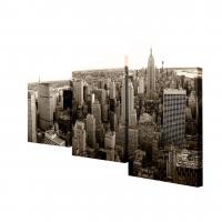Мини модульная картина Toplight Город 50х78см TL-MM1021