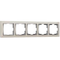 Рамка Werkel Snabb на 5 постов слоновая кость WL03-Frame-05-ivory 4690389059339
