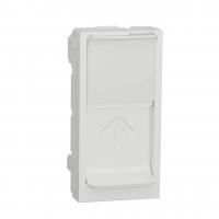 Лицевая панель RJ45 одиночная без коннектора Schneider Electric Unica Modular NU941018