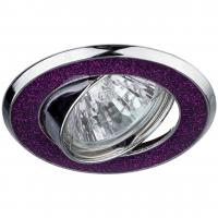 Встраиваемый светильник ЭРА Декор DK18 CH/SH PU C0043763