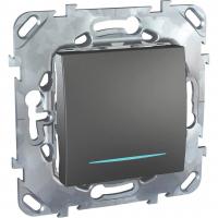Переключатель одноклавишный с подсветкой Schneider Electric Unica MGU5.203.12NZD