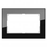 Рамка Werkel Favorit для двойной розетки черный WL01-Frame-01-DBL 4690389117220