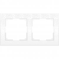 Рамка Werkel Flock на 2 поста белая WL05-Frame-02-white 4690389046711
