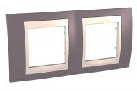 Рамка 2-постовая Schneider Electric Unica Хамелеон MGU6.004.576