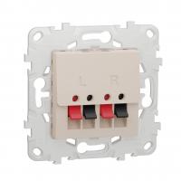 Аудиорозетка Schneider Electric Unica New NU548644