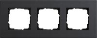 Рамка 3-постовая Gira Esprit Lenoleum-Multiplex антрацит 0213226