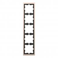 Рамка 5-постовая Schneider Electric Merten D-Life MTN4050-6551