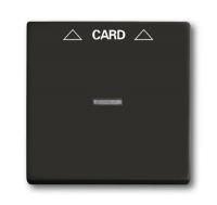 Накладка для механизма карточного выключателя 2025 U, Basic 55, ch?teau-black