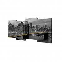 Модульная картина Золотой мост Toplight 200х75см TL-M2017