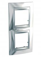 Рамка 2-постовая вертикальная Schneider Electric Unica Top MGU66.004V.010