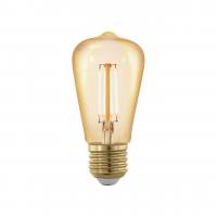 Лампа светодиодная филаментная диммируемая Eglo E27 4W 1700К золотая 11695