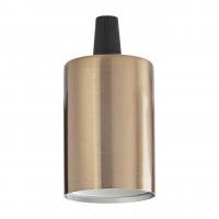 Патрон Ideal Lux Portalampada E27 Liscio Ottone Brunito