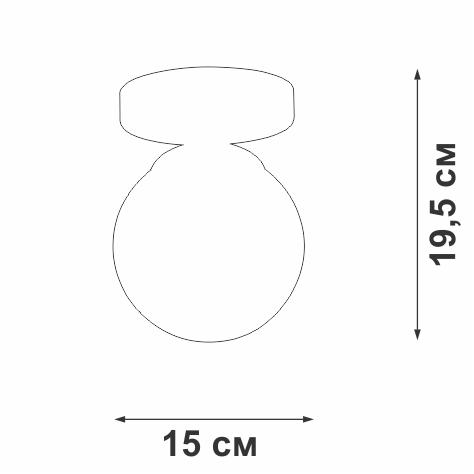 Потолочный светильник Vitaluce V3962-1/1PL Потолочный светильник Vitaluce V3962-1/1PL